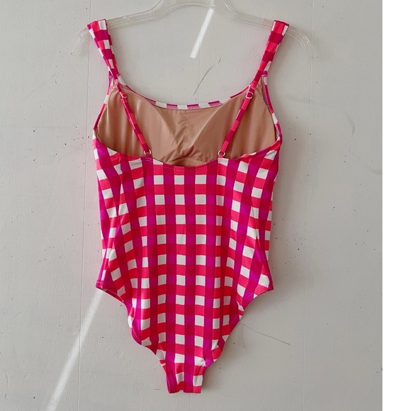 SZ Blockprints™ X J.Crew wide-strap one-piece in gingham Style #AO969 Size 10 - Picture 2 of 10